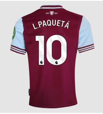 West Ham United Lucas Paqueta #10 Hjemmebanetrøje 2024-25 Kort ærmer